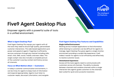 Five9_DataSheet_Five9_Agent_Desktop _Plus_r2