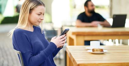 Girl on Phone